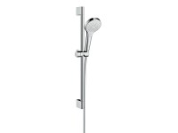 Hansgrohe Croma Select S Brauseset Vario Weiss/Chrom mit Brausestange 65 cm