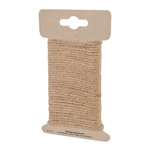 Filo di legatura in juta Windhager, rotolo da 10 m per giardino e accessori per aiuole rialzate.