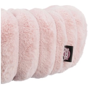 Cuccia rotonda rosa Trixie Lonni, Ø 50 cm, in morbido poliestere.