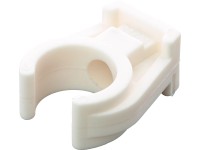 Rohrclip einfach Weiss Ø 22 mm M6 10 Stk.