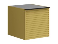 Midischrank Pixel Sonnengelb Stripes (HxBxT) 40 x 40 x 45,5 cm