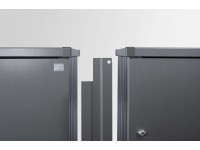 Verbindungselement für Mülltonnen-Box Alex Dunkelgrau-Metallic 2 Stk.