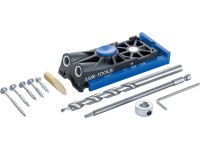 LUX-TOOLS 2-er Taschenloch-Bohrschablone Set 10-tlg.