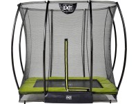 Exit Bodentrampolin Silhouette mit Sicherheitsnetz Grün 153 x 214 cm