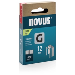 Novus Klammern G 11, Stahl verzinkt, 12 mm, 600 Stk. im Karton.
