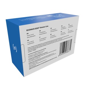 Filo per decespugliatore Ecovacs per robot tagliaerba Goat, ricambio in scatola blu.