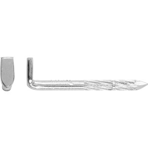 Stahlrillenhaken Verzinkt Ø 4,0 x 60 mm / 6 Stk.