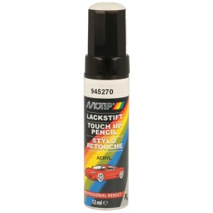 Motip Vernice per auto a penna 945270, Bianco lucido, 12ml. Penna per ritocchi di vernice auto.