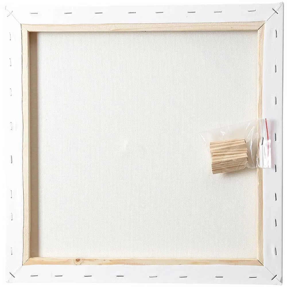 Art-Star Tela Nera University 60x80 Cm: Telaio In Legno Con Tela Di Cotone Pretensionata E Primerizzata