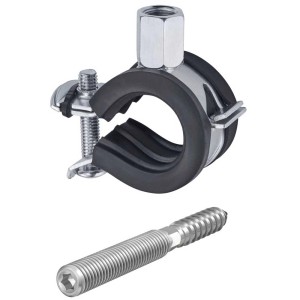 Mateu® Fascetta stringitubo isolata, zincata, 1/2 pollice, set da 2 per accessori lavello.