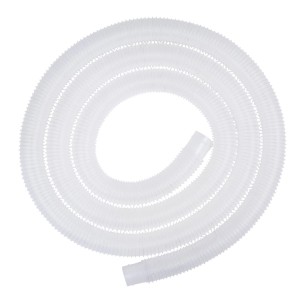 Tuyau de piscine blanc ondulé, 3 m de long, 32 mm de diamètre.