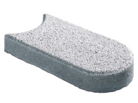 Mähkante Maxi Weiss (wassergestrahlt) 31,5 x 16 x 5 cm