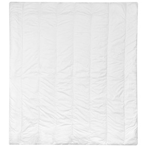 Piumone invernale bianco Howerla, 200x220 cm, in poliestere. Biancheria da letto calda per le notti fredde.