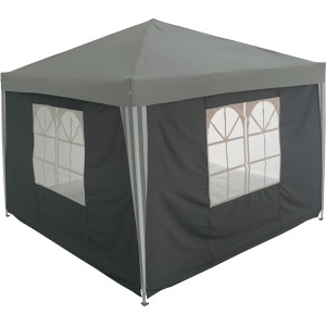Parois latérales grises (2 pièces) pour tonnelle en aluminium Pontino. Accessoires pour tonnelles et pavillons.