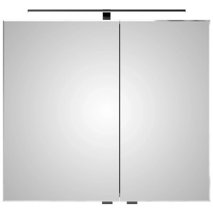Armoire de toilette Pelipal Quantum 07, blanc brillant, avec éclairage LED, 70x80x15 cm.