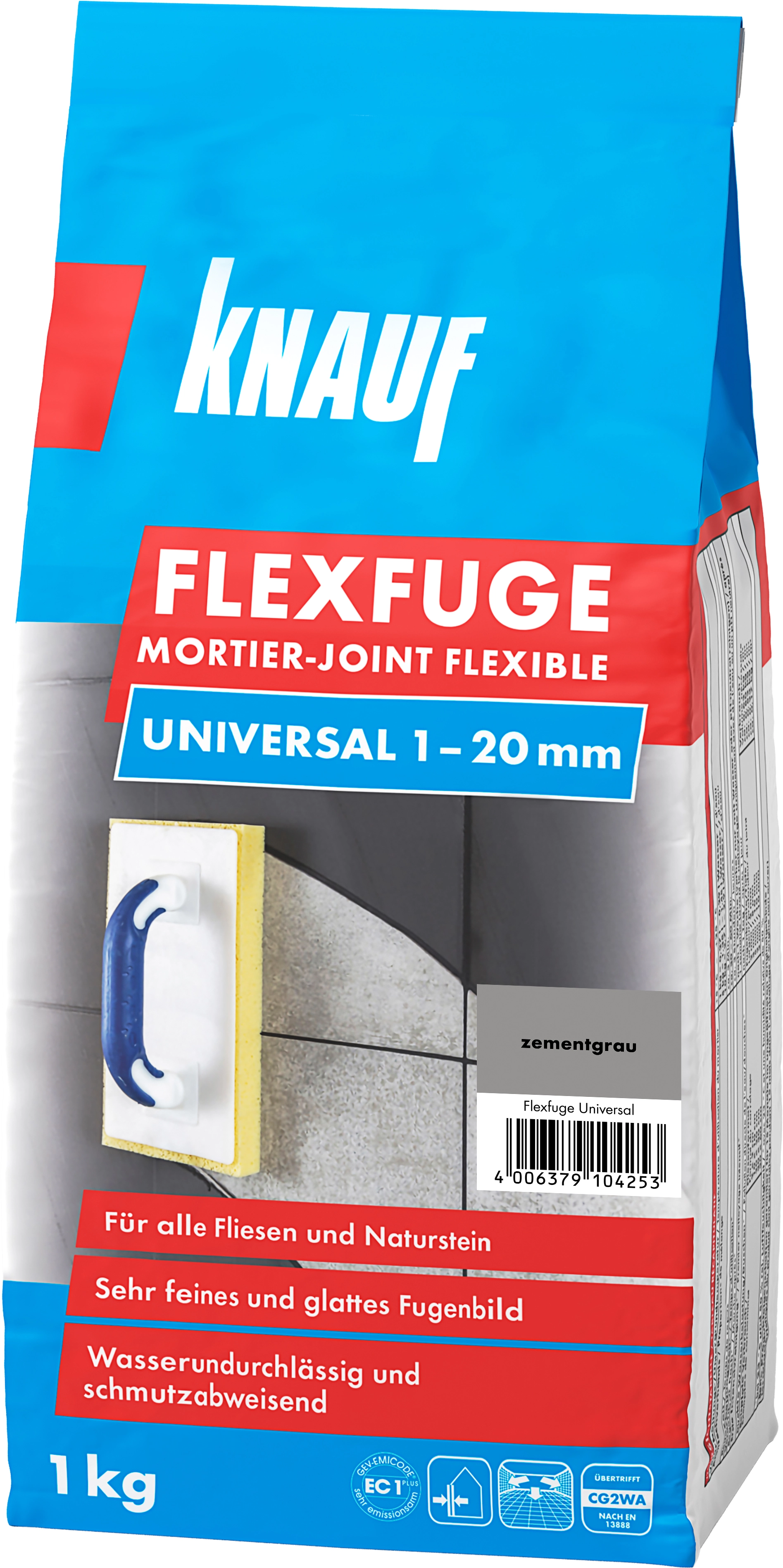 Joint fin carrelage gris - 1kg