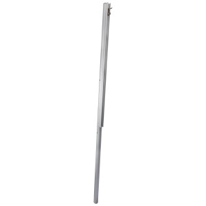 Mât de voile d'ombrage Windhager en aluminium, hauteur réglable jusqu'à 242,5 cm.