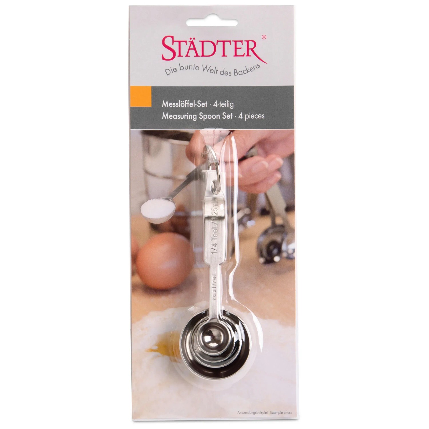 Produktbild von Edelstahl-Laborspatel 2er-Set – Doppelseitig, 200 Mm, Säurebeständig, Für Pulver & Proben