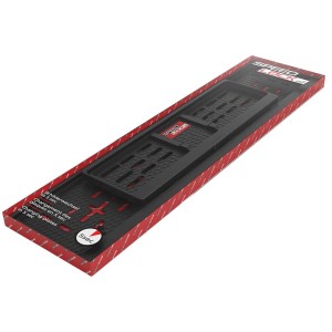 Set portatarga SpeedLock, plastica, 30x8/50x11cm, per cambio rapido targa