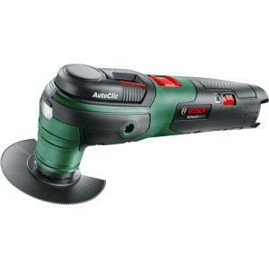 Outil multifonction sans fil Bosch UniversalMulti 12 (sans batterie) pour applications variées.