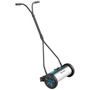 Tondeuse hélicoïdale Gardena Comfort 330 pour une coupe précise. Tondeuse manuelle avec roues souples.
