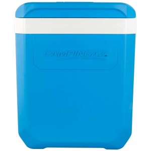 Blaue Campingaz Kühlbox Icetime Plus, 26 Liter Fassungsvermögen.