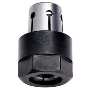 Pinza di serraggio Metabo Of E 1812, 8 mm, argento-nera, per fresatrici. Accessorio preciso per fresatura sicura.