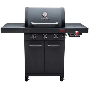Barbecue a gas Char-Broil Professional Power Edition 3 con 3 bruciatori e ripiani laterali.