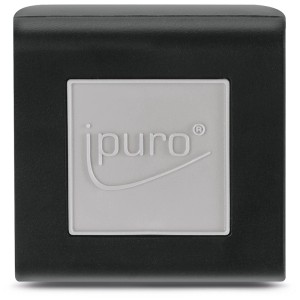 Ipuro Autoduft Car Line White Lily im schwarzen Gehäuse mit Logo.