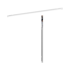 Réglette LED Osram Value Batten, 24W, argent, pour montage au plafond ou mural.