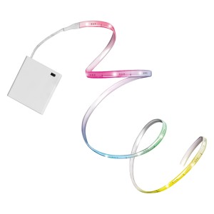 Striscia LED Ledvance Flex, a batteria, RGB, 500cm, con telecomando.