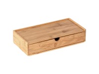Bambus-Box Terra mit Schublade Natural (HxBxT) 6 x 28 x 14 cm