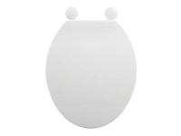 MSV WC-Sitz Polypropylen Weiss (HxBxT) 44 x 36,5 x 3,5 cm