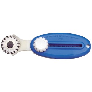 Cutter rotatif bleu NT Cutter WA-2P pour lignes ondulées.