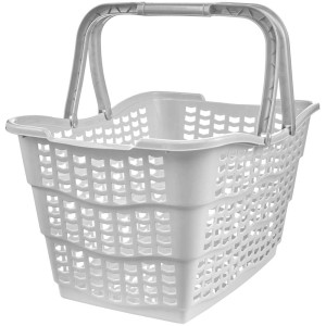 Cesto per la spesa Keeeper Alma, Nordic Grey, 15 litri, con manico.