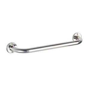 Wenko Barre d'appui de baignoire Basic, acier inoxydable poli, pour plus de sécurité dans la salle de bain.