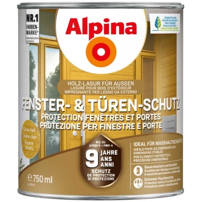 Alpina Fenster- & Türen-Schutz Eiche hell DIF 750 ml