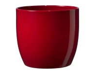 Übertopf Basel Full Color glänzend Bordeaux Ø 8 cm / Höhe 7 cm