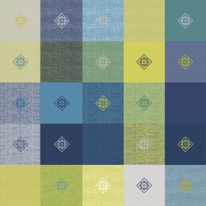 d-c-fix Nappe Victor Bleu à carreaux, nettoyable, 110x140 cm.