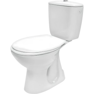 Set WC combinato Baliv 865 con sedile, scarico profondo, scarico verticale.