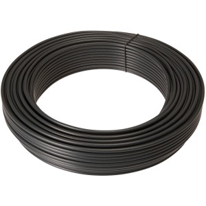 Fil de fer Conacord, Ø 3,8 mm, 55 m, anthracite, enroulé. Idéal pour le bricolage et la décoration.