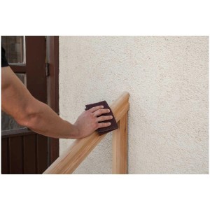 Mano leviga legno con tampone abrasivo medio Wolfcraft.