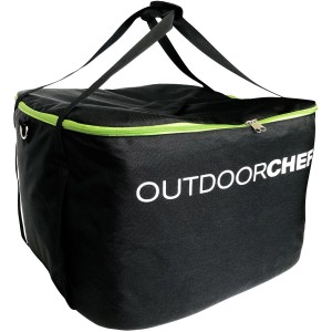 Outdoorchef Camping Bag per grill a gas Chelsea 420 G, borsa nera con logo.