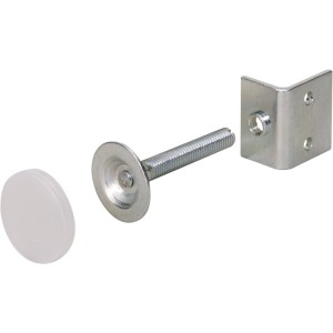 Vis de réglage Hettich Korrekt avec équerre, équipement de meuble pour ajuster la hauteur du socle, avec capuchon.