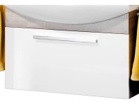 Fackelmann Waschbecken-Unterschrank A-Vero 1 Schublade Eiche-Weiss