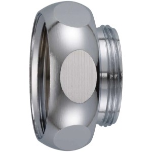 Riduzione Neoperl in ottone cromato, da 3/4 a M22x1 per raccordi HT.