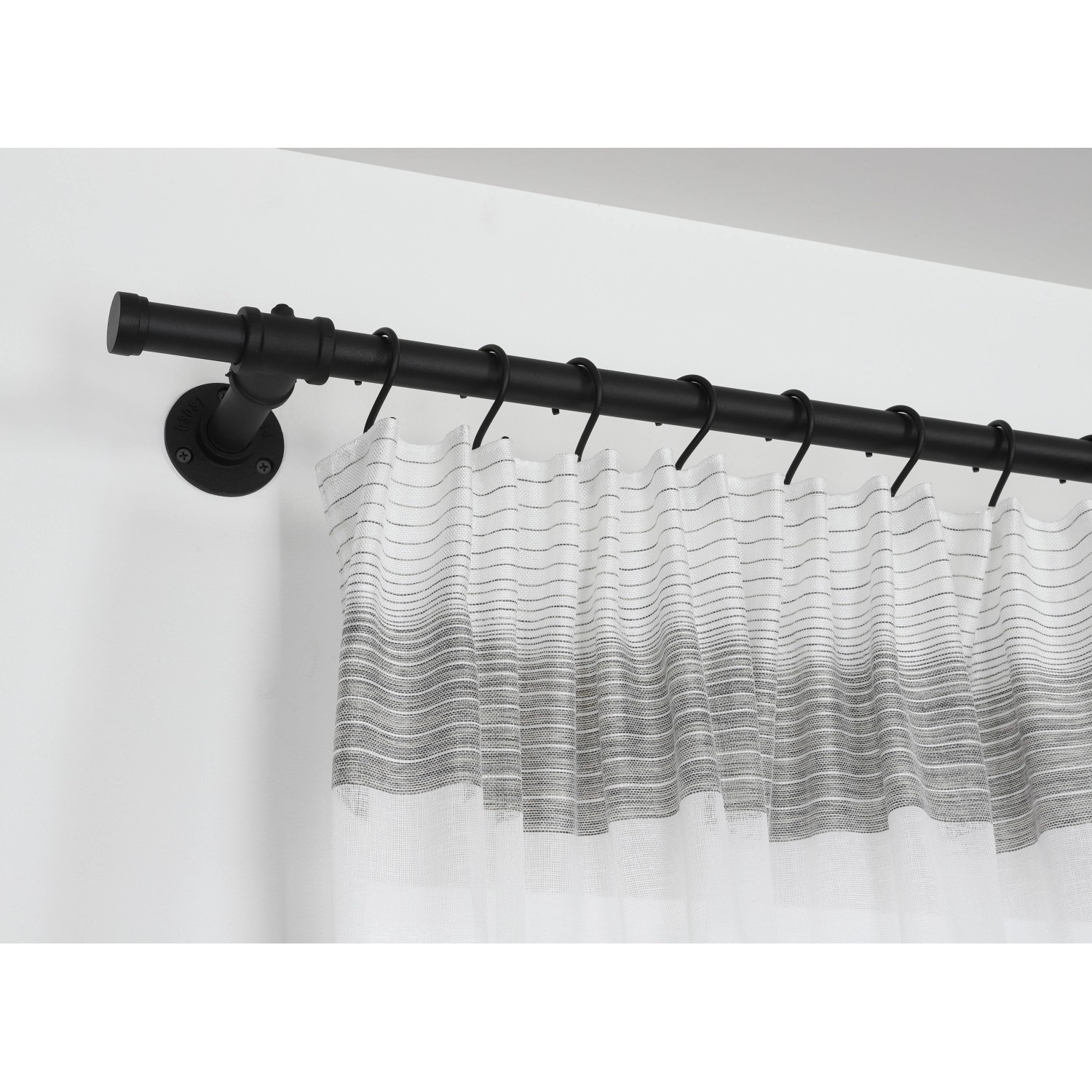 Aste per tende per finestre da 60 a 100 cm, 15/8 cm, set di aste per tende per tende resistenti, dimensioni 60-152 cm