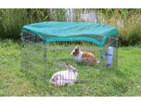 Trixie Freilaufgehege Natura mit Schutznetz verzinkt Ø 126 cm x 58 cm