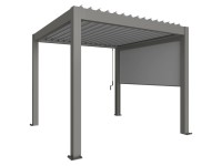 Biohort Sonnenschutzrollo Gr. 3 m quarzgrau-metallic