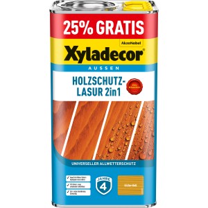 Xyladecor lasure bois 2en1, 5L Chêne Clair, pour une protection longue durée.